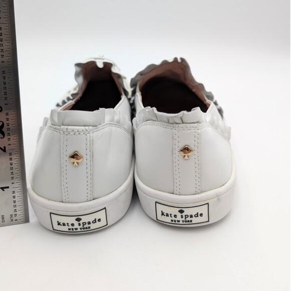 Kate Spade New York Louise Sneaker Shoes Women's White Floral Size US8.5M EU38.5 - Picture 4 of 13
